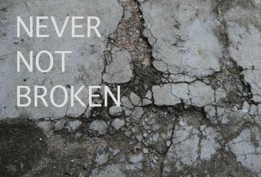 Never not broken exhibition at the Ann Arbor Art Center