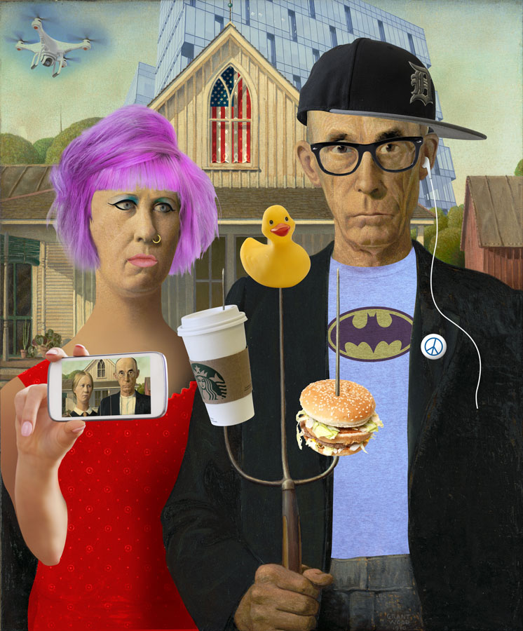 American Gothic Real American Ann Arbor Art Center Exhibition 117 Gallery