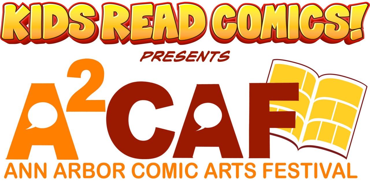 Kids read comics Ann Arbor Comics Art Festival at the Ann Arbor Art
