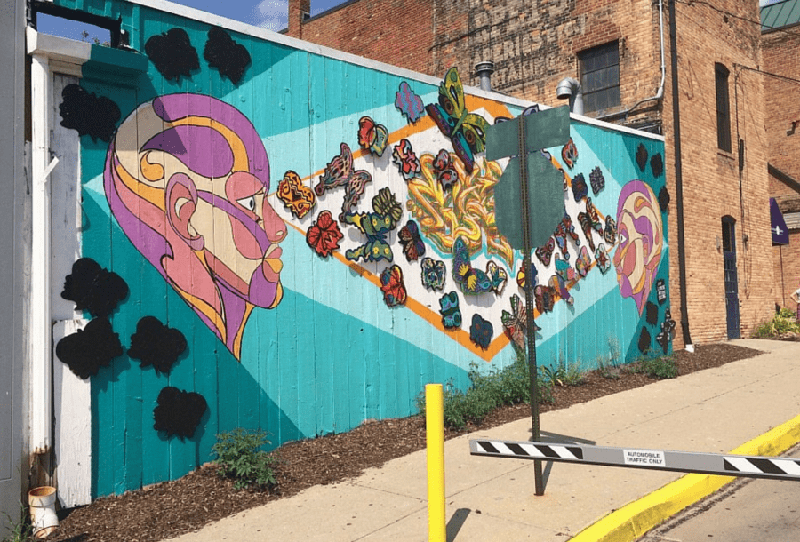 New Art Center mural ready just in time for 2016 Ann Arbor Art Fair