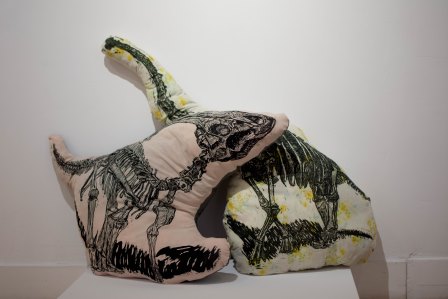 Dinosaur Pillows, by Blake Sanders <b>SOLD</b>
