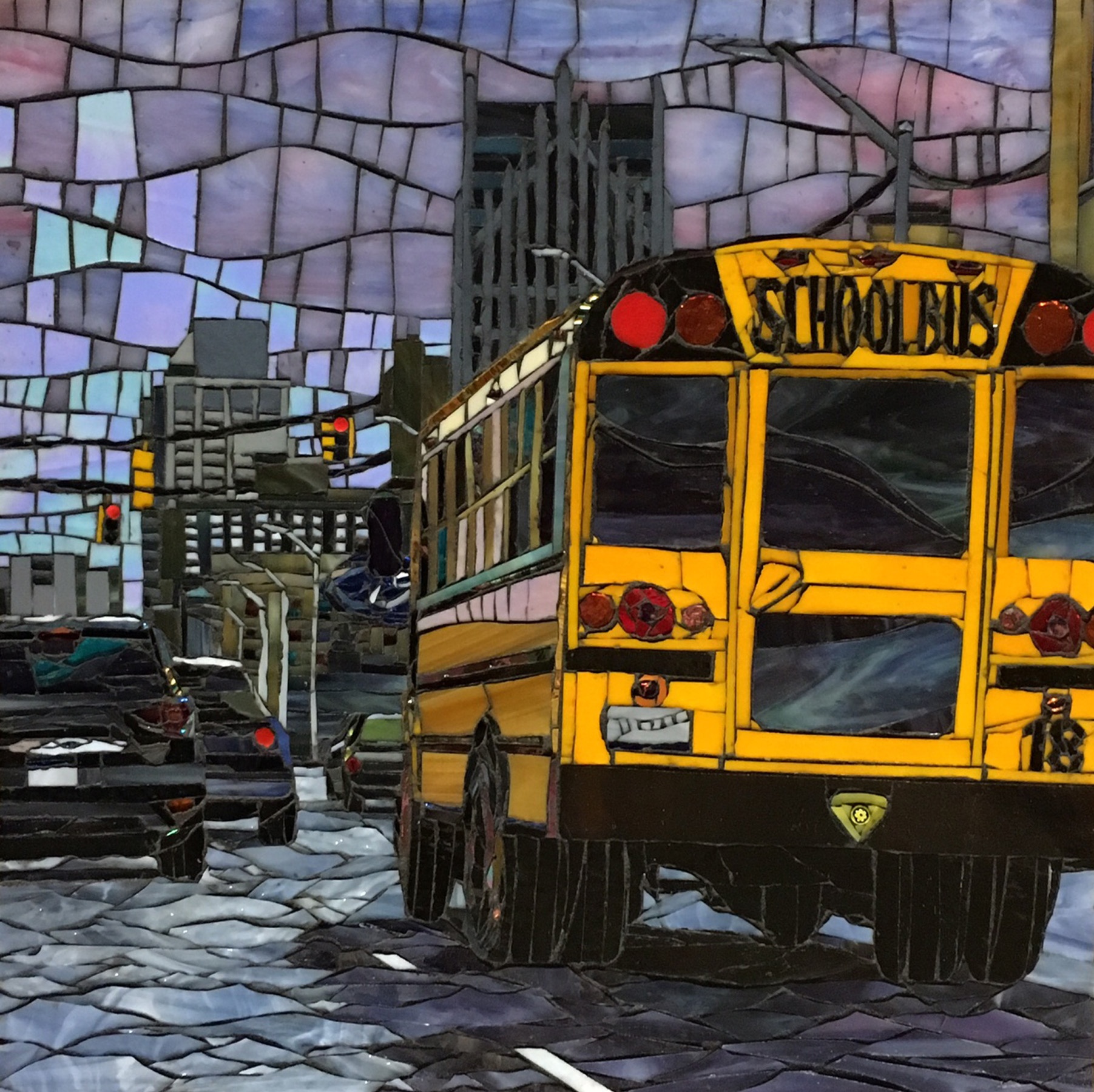 School Bus, by Darcel Deneau <b>$1,600</b>