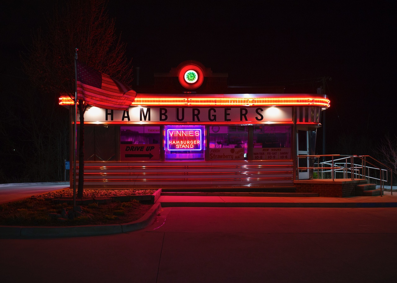 Hamburgers, by Bruce Giffin <b>$135</b>