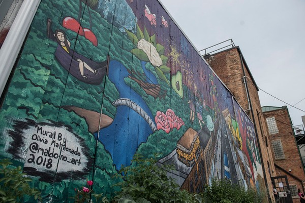 New downtown mural incorporates unique Ann Arbor themes | MLive , June 26, 2018