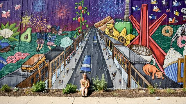 New public mural behind Ann Arbor Art Center is ode to all things A2 | ClickonDetroit, June 26, 2018