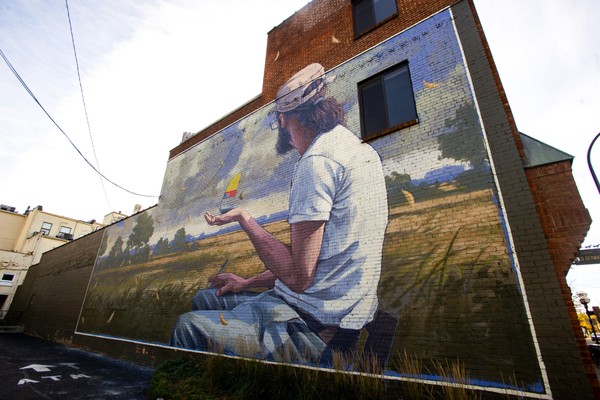 New mural being unveiled on Grizzly Peak in downtown Ann Arbor