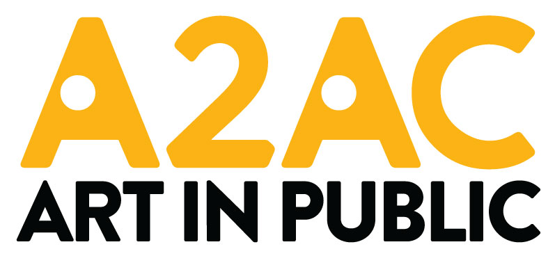 A2AC Art in Public Yellow and Black Logo