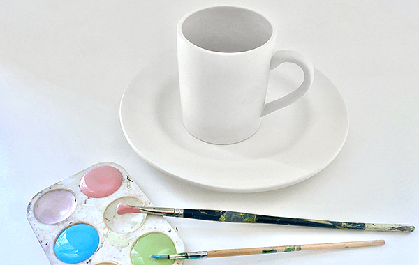 Family Fridays: Paint a Cider Mug & Donut Plate | Ages 5+