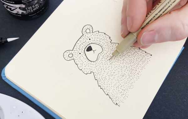 ONLINE: Intro to Pen + Ink | Ages 9+