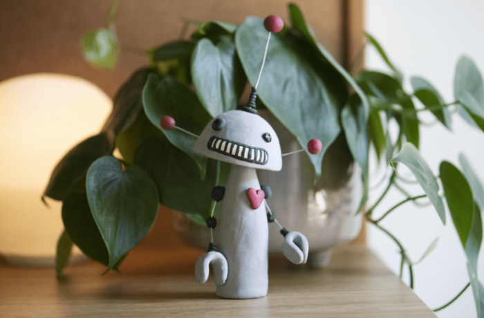 Family Fridays: Polymer Clay Robot Bobbleheads | Ages 5+