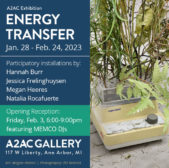 Exhibition Opening: Energy Transfer (A2AC Gallery)