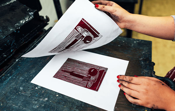 Multi-Color Linocut Printmaking