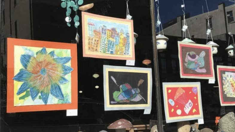 Downtown Ann Arbor becomes an outdoor gallery during Youth Art Month