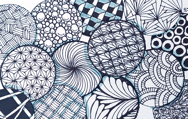 Meditative Zentangle-Inspired Art