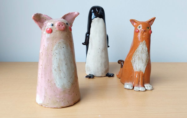 Family Friday: Clay Cone Animals
