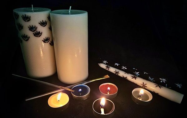 Date Night: Decorative Candle Painting