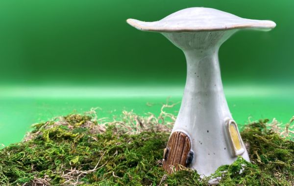 Clay Mushroom Fairy Houses