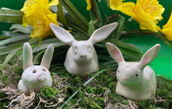 Family Friday: Clay Bunnies