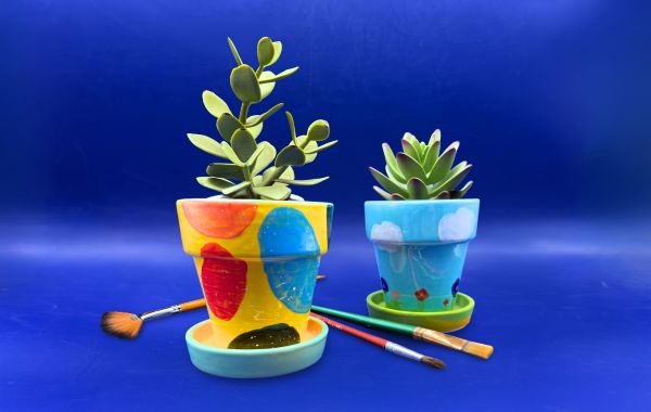 Family Friday: Painted Planters