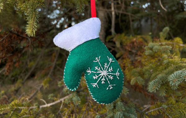 Felt Mitten Ornaments