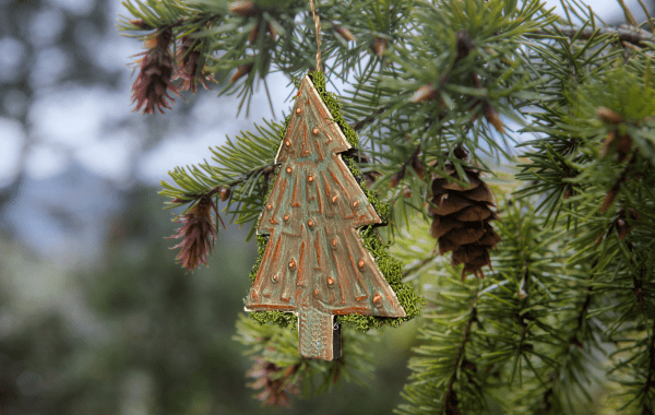 Heirloom Patina Embossed Copper Tree