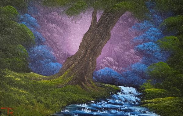 Paint Like Bob Ross: Enchanted Forest