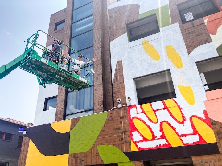 Jesse Kassel Brandon Marshall A2AC Murals