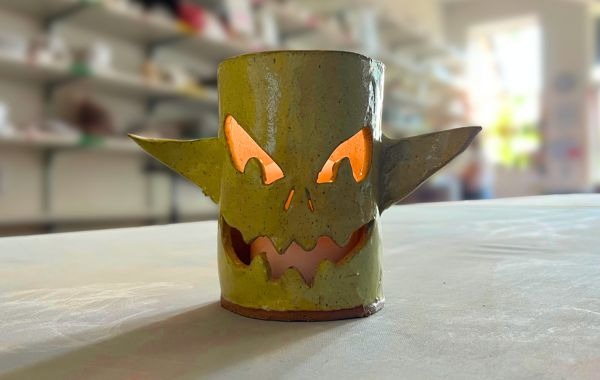 Family Friday: Clay Goblin Luminary
