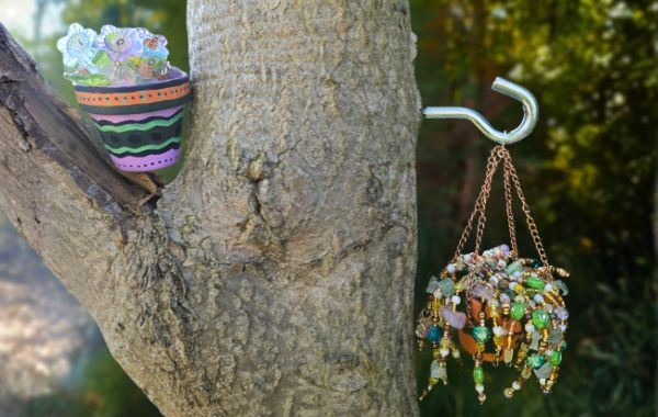 Beaded Plant Ornaments