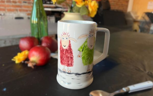 Painted Beer Stein | 21+