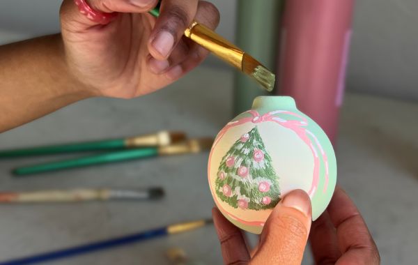 Family Friday: Painted Ceramic Ornaments