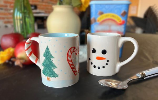 Painted Cocoa Mug