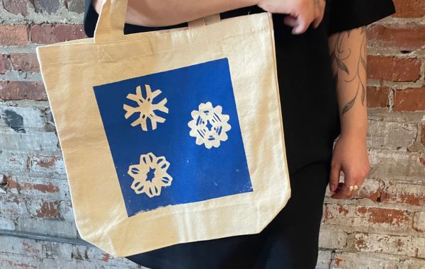 Screen Printed Tote
